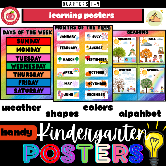DIGITAL Binder Ready Learning Posters | Ultimate Classroom Bundle