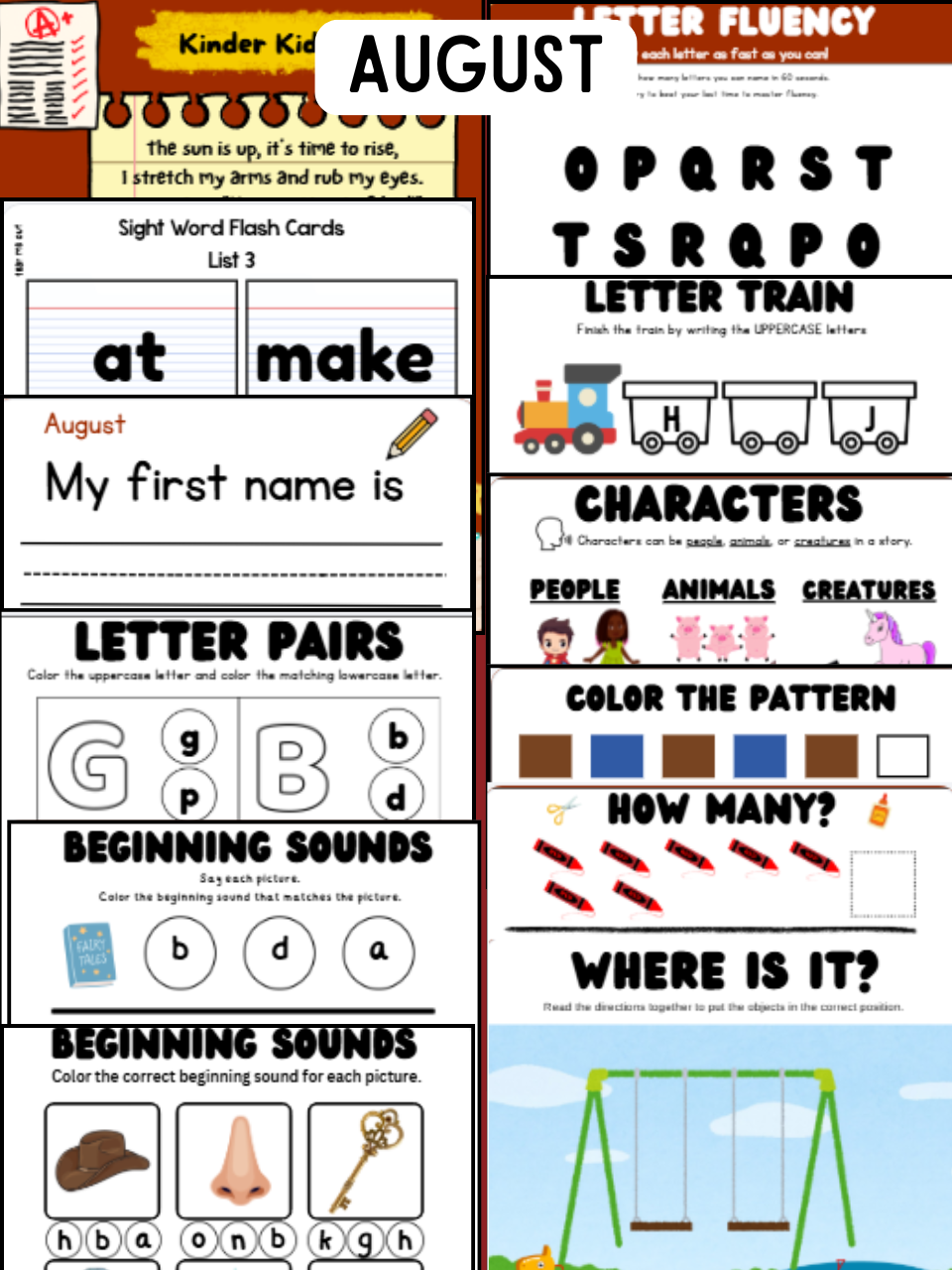 The Kindergarten Planner | Quarter 1