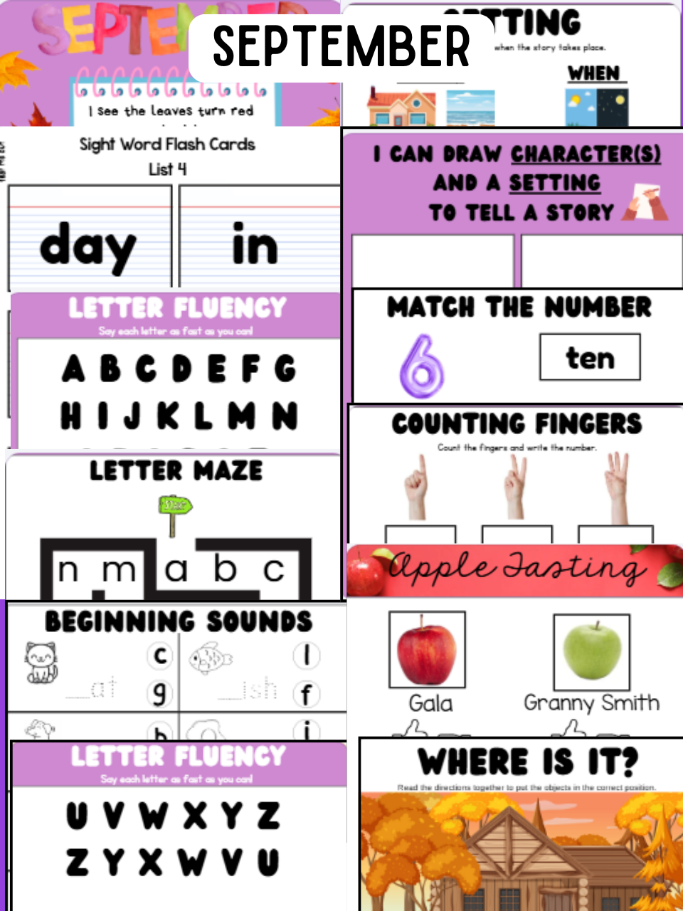The Kindergarten Planner | Quarter 1